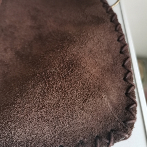 Le Solim Vintage Suede Bucket Bag - Italy Made - Picture 6 of 6